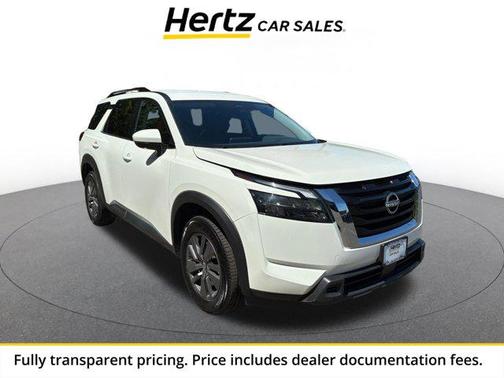 Glacier White 2025 Nissan Pathfinder SV 4WD