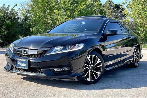 Black 2016 Honda Accord EX-L