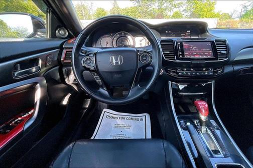 Black 2016 Honda Accord EX-L