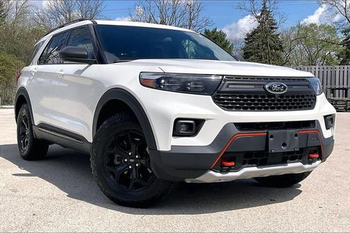 White Metallic 2022 Ford Explorer Timberline