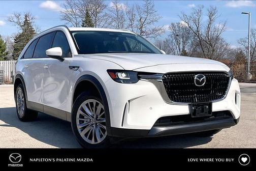 Rhodium White Premium 2025 Mazda CX-90 3.3 Turbo Preferred