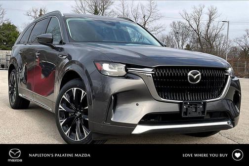 Machine Gray Metallic 2024 Mazda CX-90 3.3 Turbo S