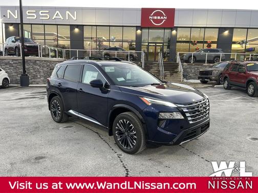 Deep Ocean Blue Pearl 2026 Nissan Rogue Platinum