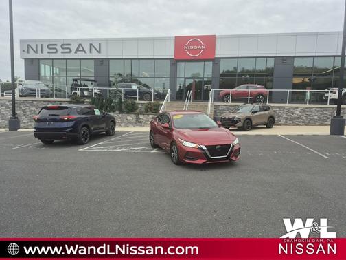Scarlet Ember Tintcoat 2022 Nissan Sentra SV