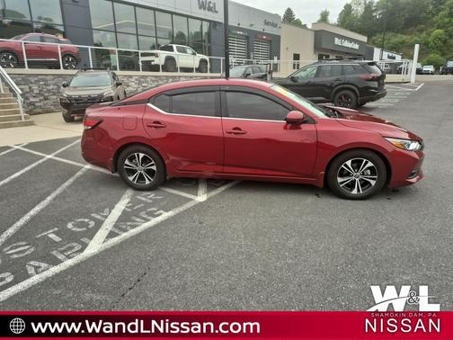 Scarlet Ember Tintcoat 2022 Nissan Sentra SV