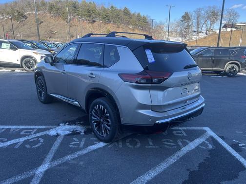 Champagne Silver Metallic/Super Black 2026 Nissan Rogue Platinum