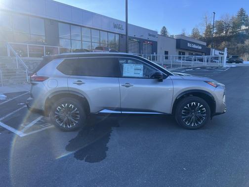 Champagne Silver Metallic/Super Black 2026 Nissan Rogue Platinum