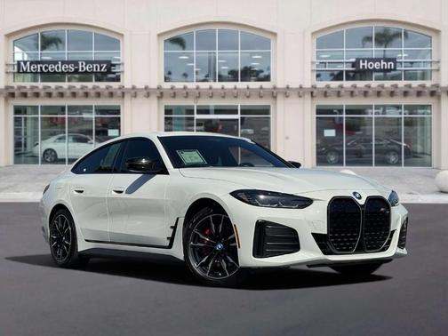 Mineral White Metallic 2024 BMW i4 Gran Coupe M50