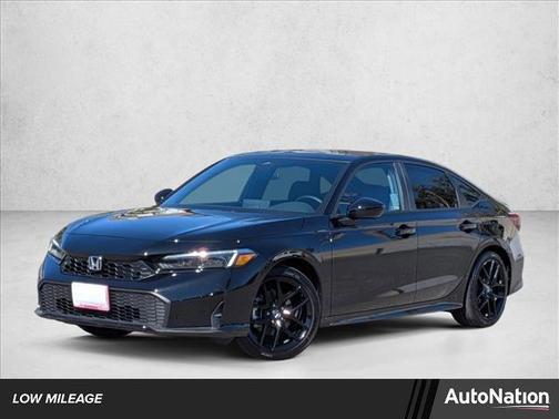 Crystal Black Pearl 2026 Honda Civic Hybrid Sport