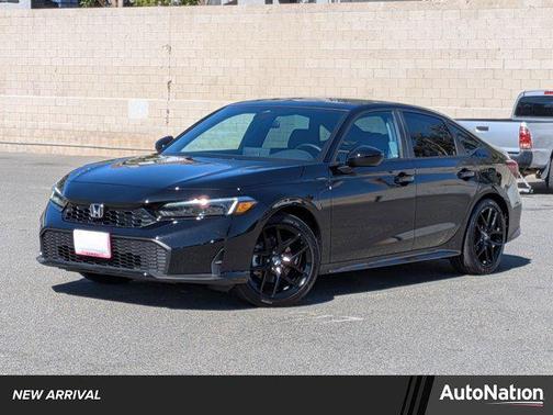 Crystal Black Pearl 2026 Honda Civic Hybrid Sport