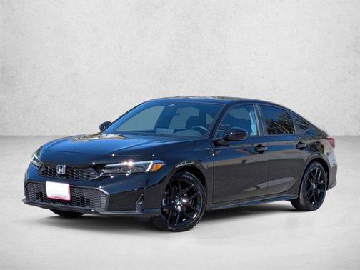 Crystal Black Pearl 2026 Honda Civic Hybrid Sport