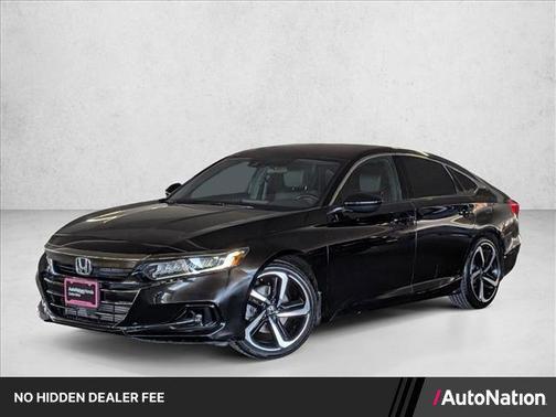 Crystal Black Pearl 2022 Honda Accord Sport 1.5T