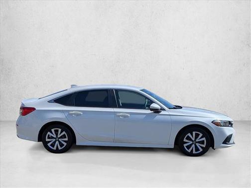 Platinum White Pearl 2022 Honda Civic LX