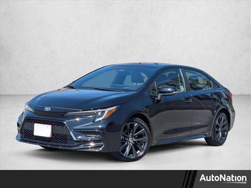 Midnight Black Metallic 2025 Toyota Corolla SE