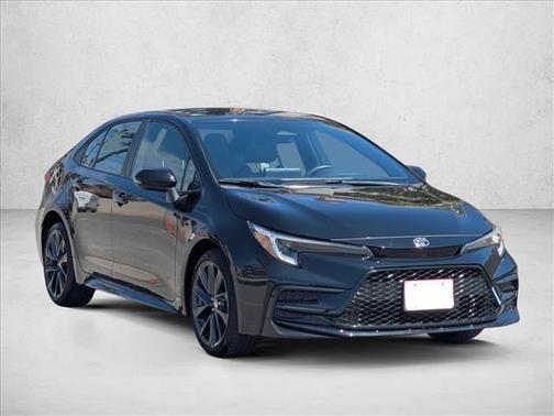 Midnight Black Metallic 2025 Toyota Corolla SE