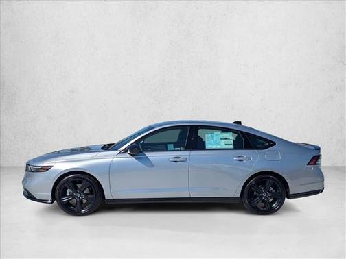 Solar Silver Metallic 2026 Honda Accord Hybrid Sport-L