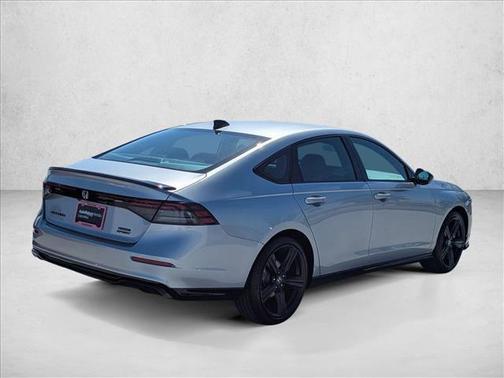 Solar Silver Metallic 2026 Honda Accord Hybrid Sport-L