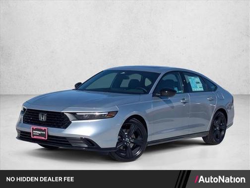 Solar Silver Metallic 2026 Honda Accord Hybrid Sport-L