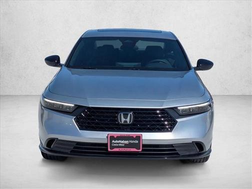 Solar Silver Metallic 2026 Honda Accord Hybrid Sport-L