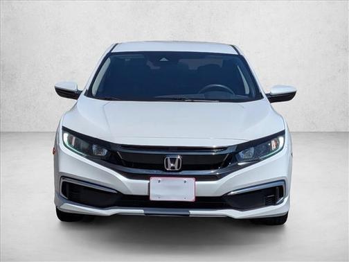 Platinum White Pearl 2019 Honda Civic LX