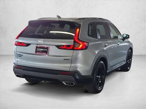 Solar Silver Metallic 2027 Honda CR-V Hybrid Sport-L FWD