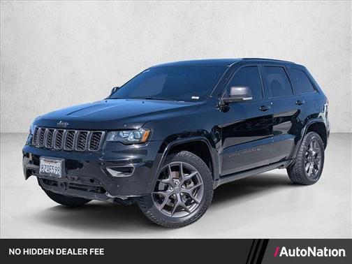 Diamond Black Crystal Pearlcoat 2021 Jeep Grand Cherokee 80th Anniversary 4x4