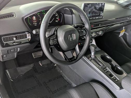 Platinum White Pearl 2026 Honda Civic Hybrid Sport