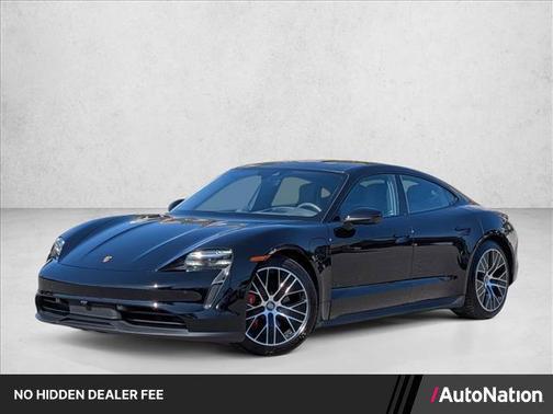 Black 2021 Porsche Taycan 4S