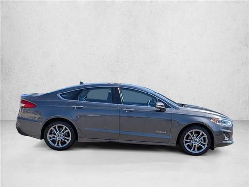 Magnetic Metallic 2019 Ford Fusion Hybrid Titanium