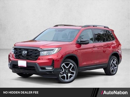 Radiant Red Metallic II 2023 Honda Passport AWD Elite