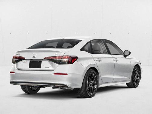Platinum White Pearl 2026 Honda Civic Hybrid Sport