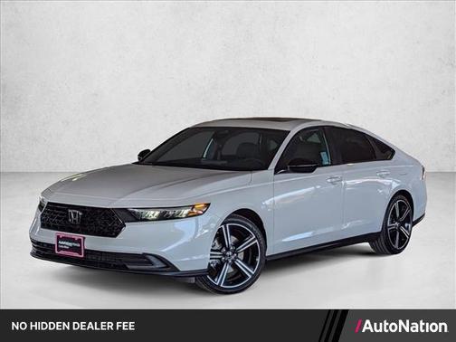 Platinum White Pearl 2026 Honda Accord Hybrid Sport