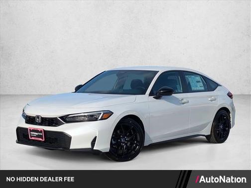 Platinum White Pearl 2026 Honda Civic Sport