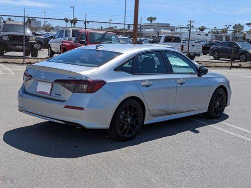 Solar Silver Metallic 2026 Honda Civic Hybrid Sport
