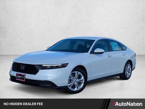 Platinum White Pearl 2025 Honda Accord LX 1.5T