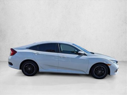 Platinum White Pearl 2020 Honda Civic LX