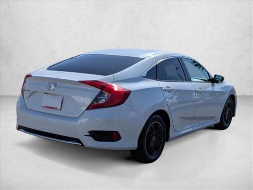 Platinum White Pearl 2020 Honda Civic LX