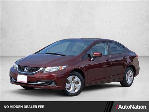 Crimson Pearl 2015 Honda Civic LX