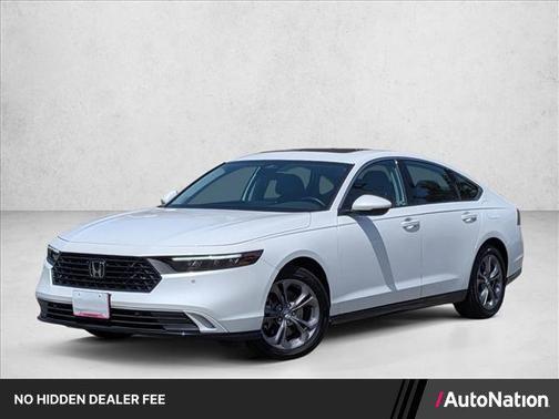 Platinum White Pearl 2024 Honda Accord Hybrid EX-L