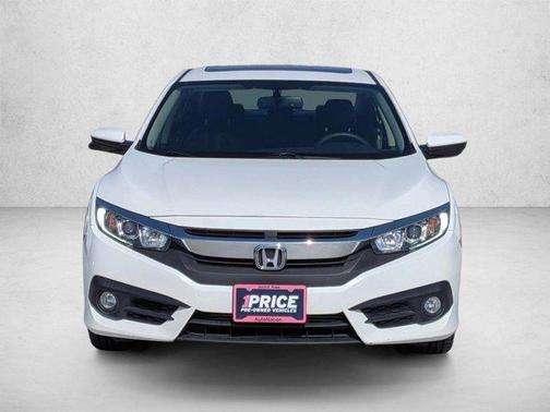 White Orchid Pearl 2018 Honda Civic EX-L