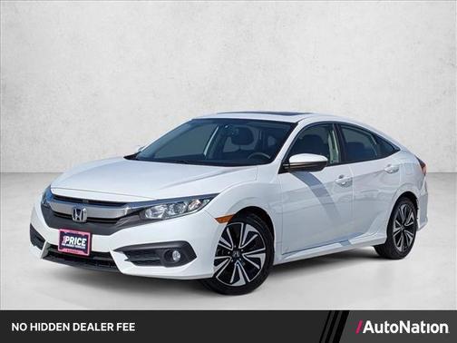 White Orchid Pearl 2018 Honda Civic EX-L
