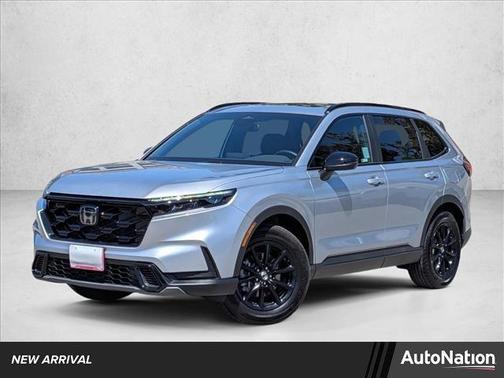 Solar Silver Metallic 2026 Honda CR-V Hybrid Sport FWD