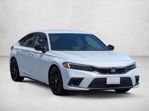 Platinum White Pearl 2024 Honda Civic Sport