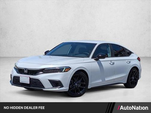 Platinum White Pearl 2024 Honda Civic Sport