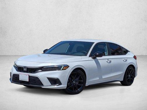 Platinum White Pearl 2024 Honda Civic Sport