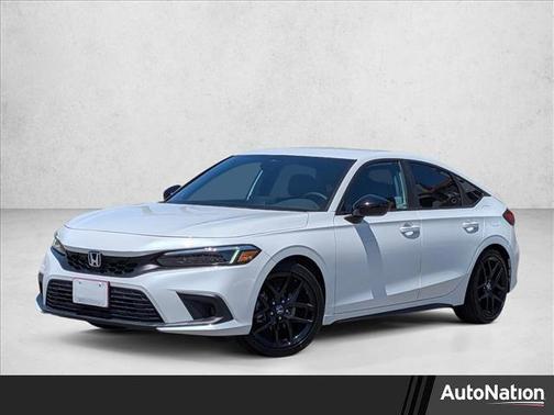 Platinum White Pearl 2024 Honda Civic Sport