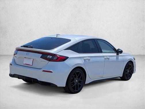 Platinum White Pearl 2024 Honda Civic Sport