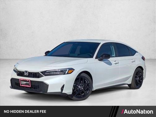 Platinum White Pearl 2026 Honda Civic Sport
