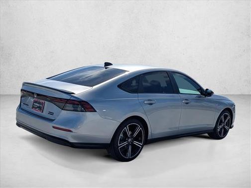 Solar Silver Metallic 2026 Honda Accord Hybrid Sport