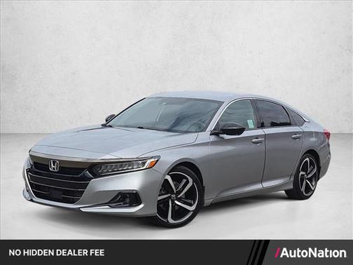 Lunar Silver Metallic 2021 Honda Accord Sport 1.5T